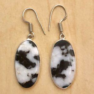 NWOT Genuine White Buffalo Turquoise Earrings